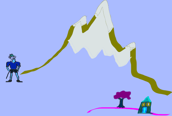 600x406 Mountain Cartoon Pictures