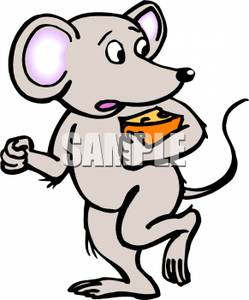 249x300 Cartoon Mouse Running With A Piece Of Cheese Clip Art Image
