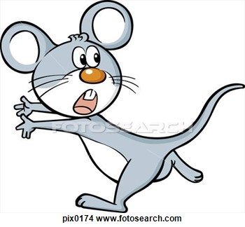 350x324 Mouse Running Clipart