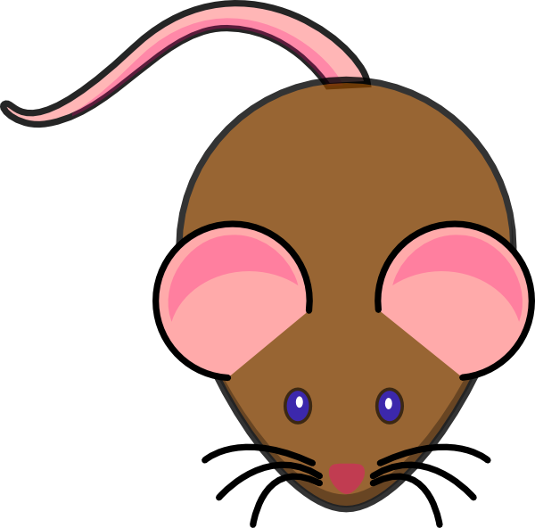 600x592 Brown Mouse Clip Art