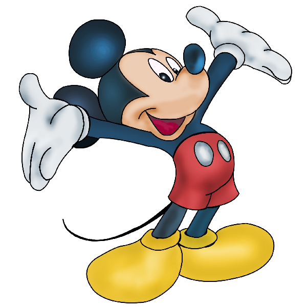 600x600 Mickey Mouse Clip Art