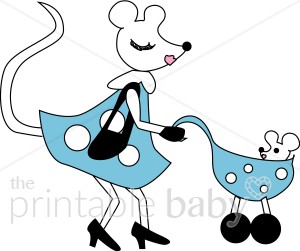 300x251 Mommy And Baby Mouse Clip Art Family Clipart
