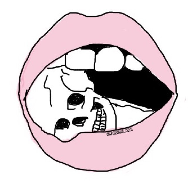 640x640 Lips Clipart Cartoon Tumblr