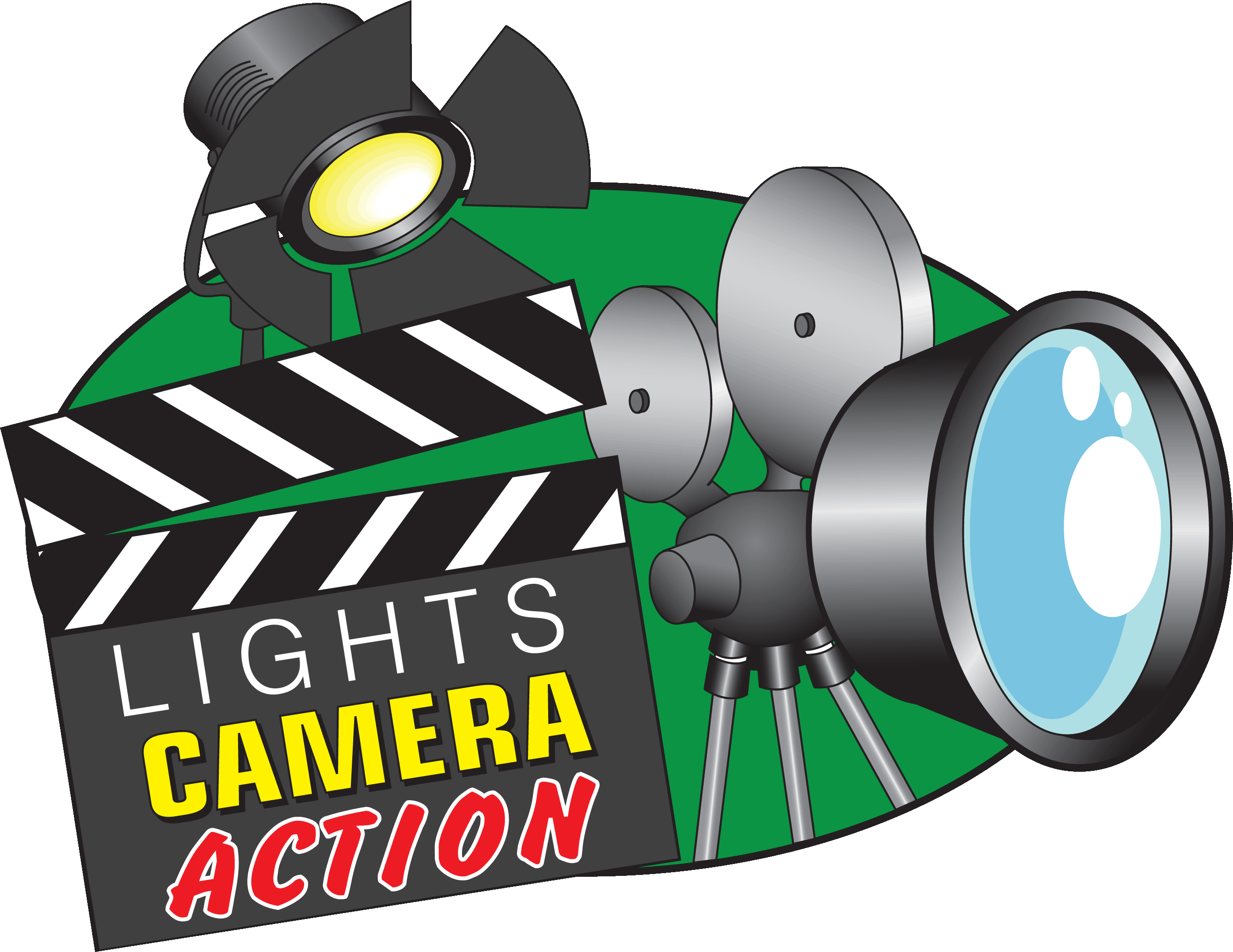 2688x2076 Lights Camera Action Clip Art