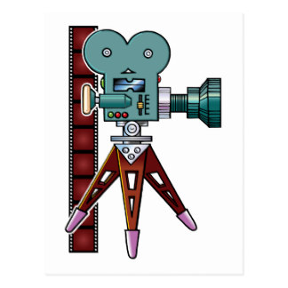 324x324 Cartoon Camera Postcards Zazzle