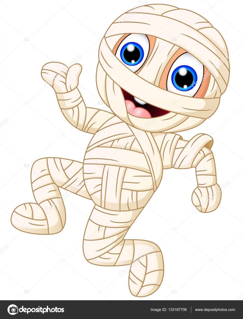781x1024 Cartoon Mummy Walking Stock Vector Dualoro