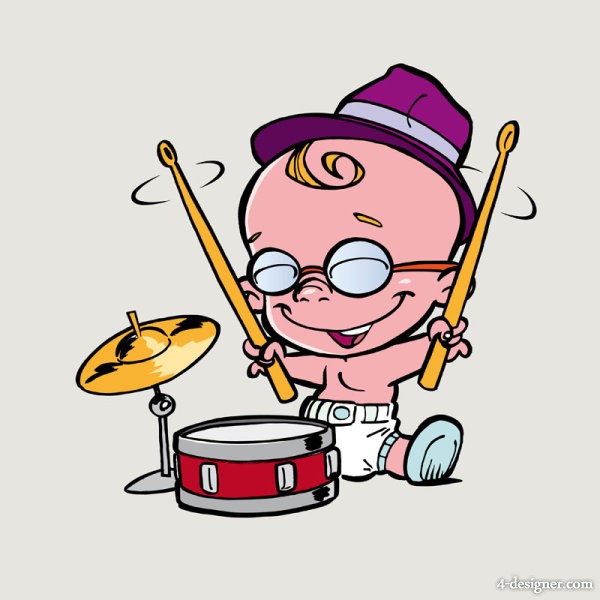 600x600 Cartoon Music Illustration Vector Project 1 Music