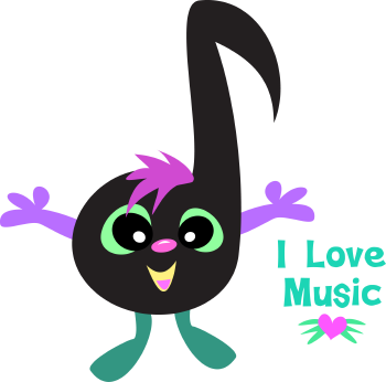 350x346 Music Notes Clipart Cute