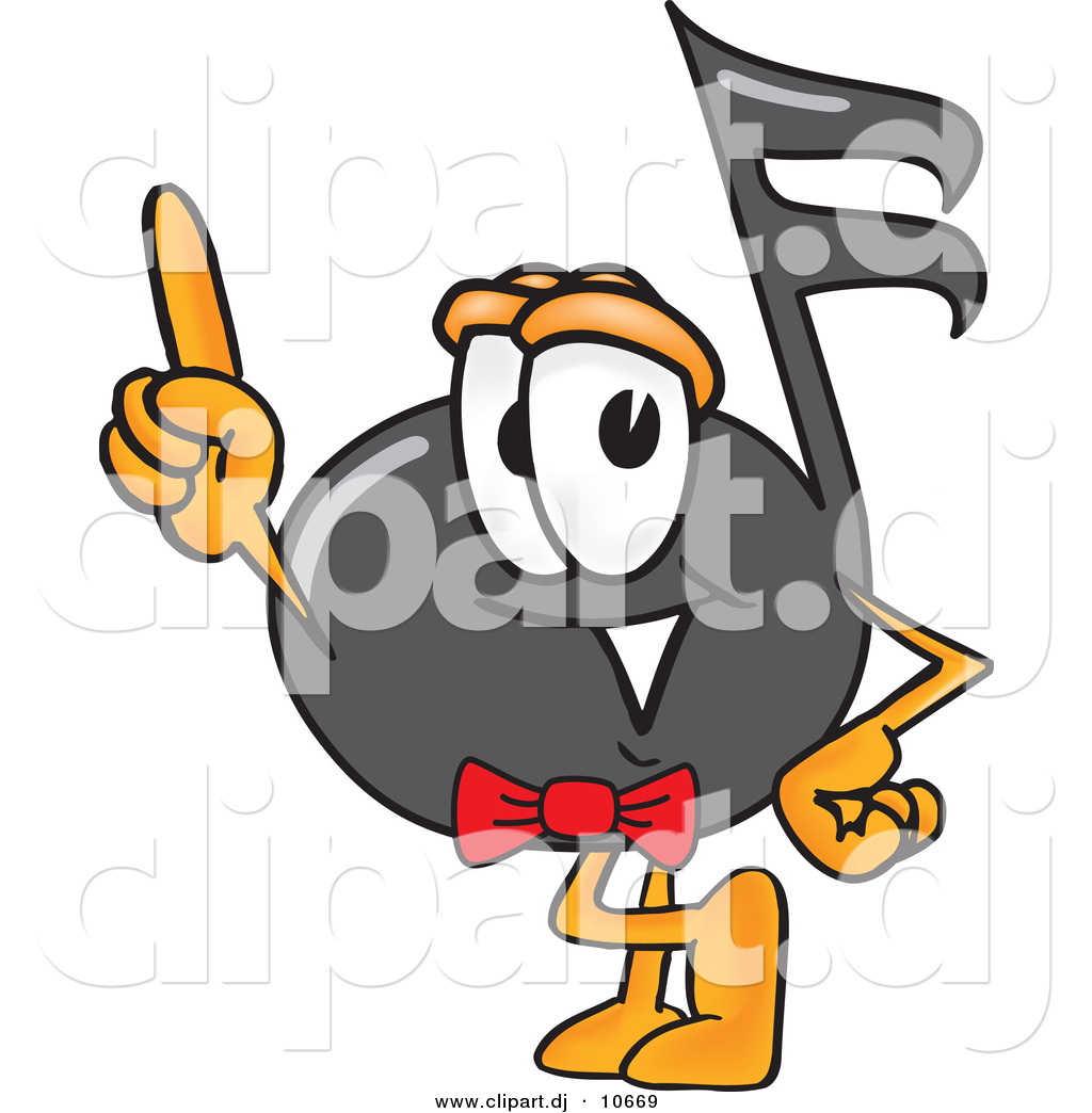1024x1044 Vector Of A Cartoon Music Note Pointing Upwards By Toons4biz