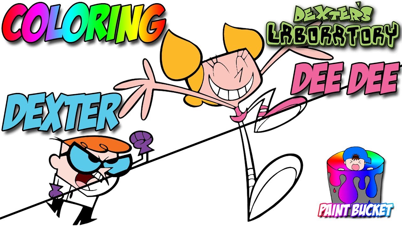 1280x720 Dexter's Laboratory Coloring Book