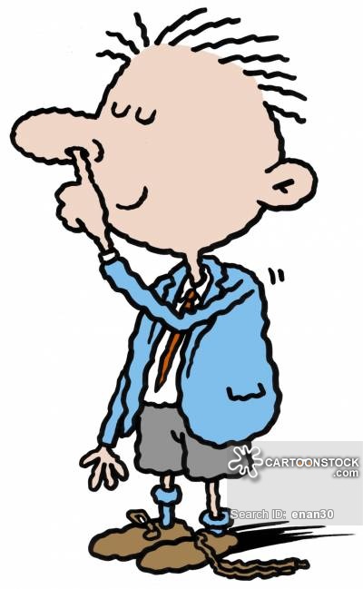 400x649 Student With Big Nose Clipart