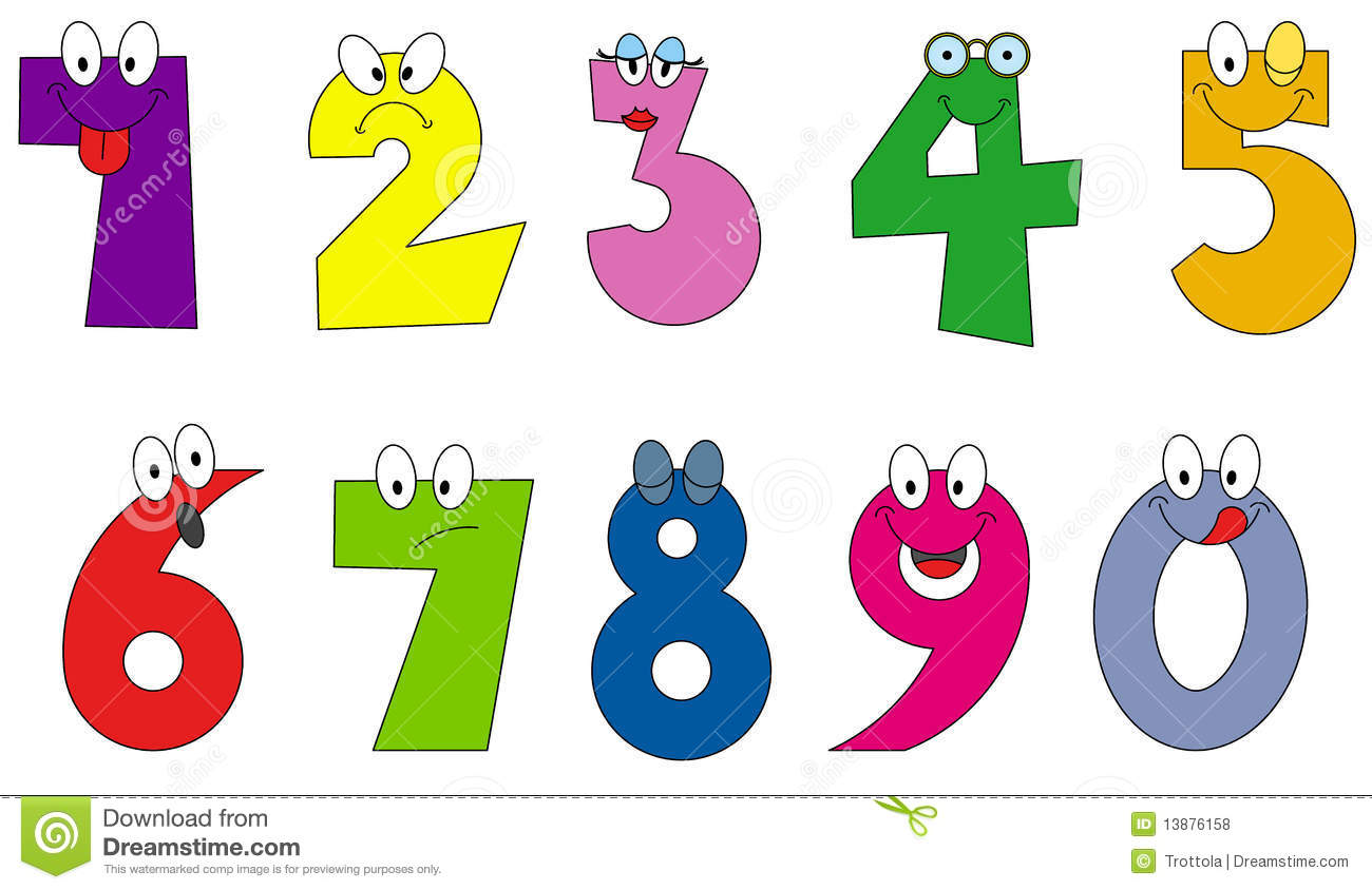 1300x844 Number Clipart Funny Cartoon