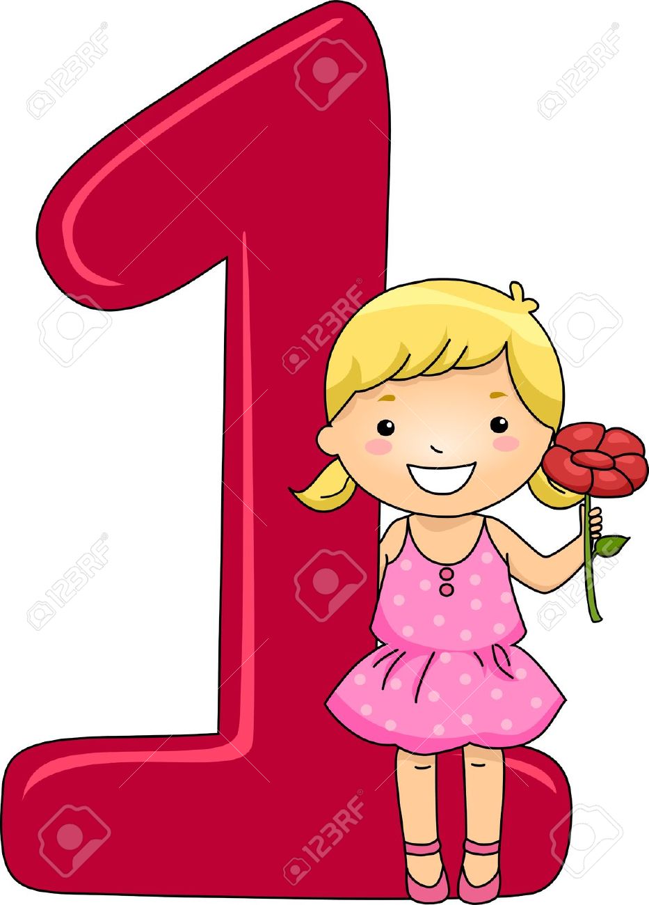 933x1300 Cartoon Number 1 Clipart