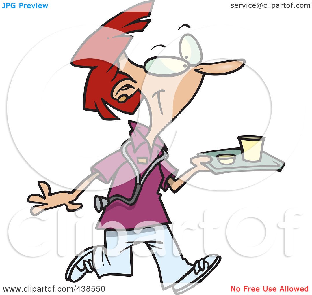 1080x1024 Royalty Free (Rf) Clip Art Illustration Of A Cartoon Nurse