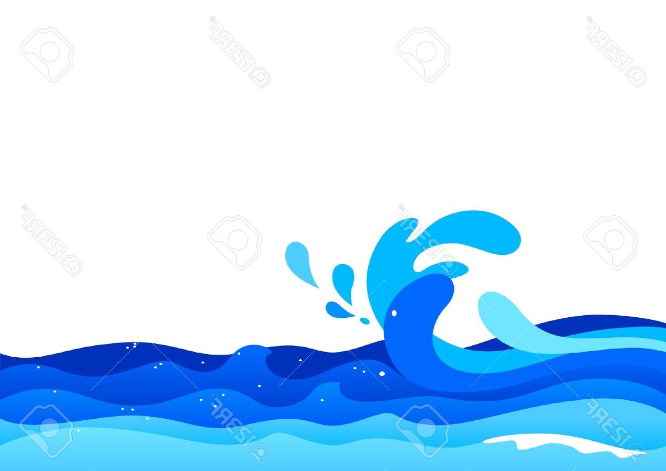 1300x919 Best Illustration Of Ocean Waves Stock Vector Cartoon Photos
