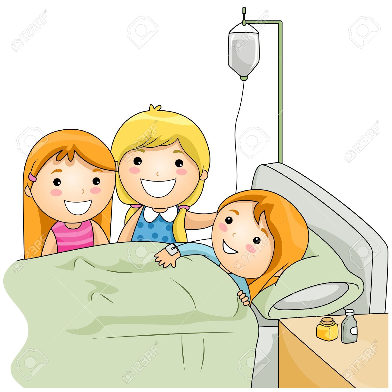 1300x1300 Hospital Clipart Sick Person