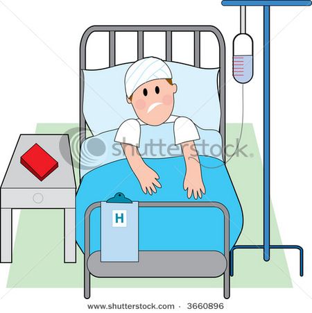 450x451 Sick Person In Bed Clipart