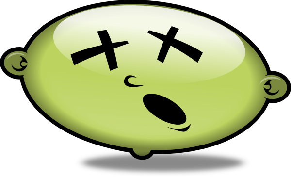 600x365 Cartoon Sick Face Clip Art