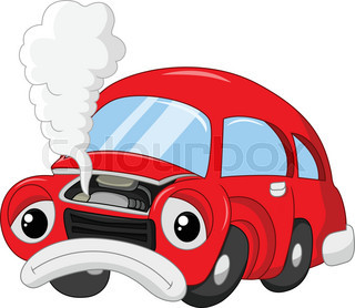 320x278 The Cartoon Car With Smile Stock Vector Colourbox