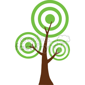 300x300 Royalty Free Tree Cartoon 382192 Vector Clip Art Image