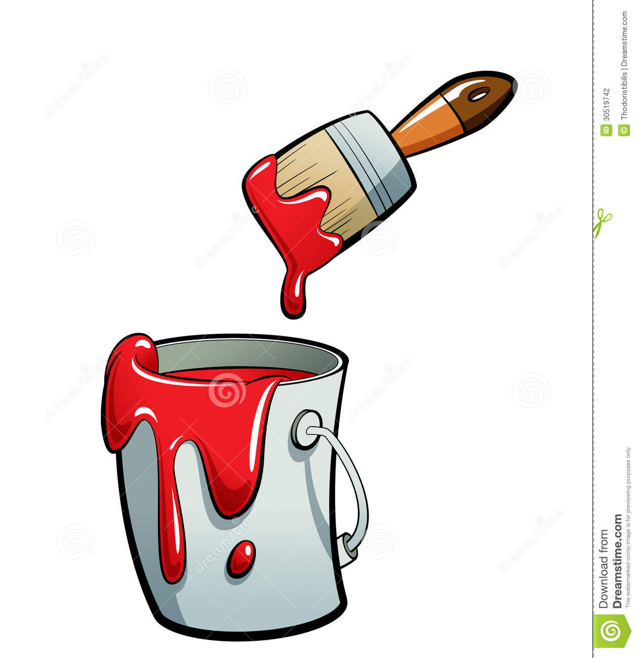 1260x1300 Brush Clipart Red Paint