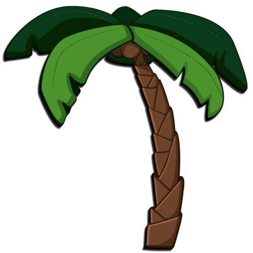 500x500 Images Of Cartoon Palm Trees
