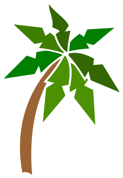 414x598 Coconut Tree Clip Art