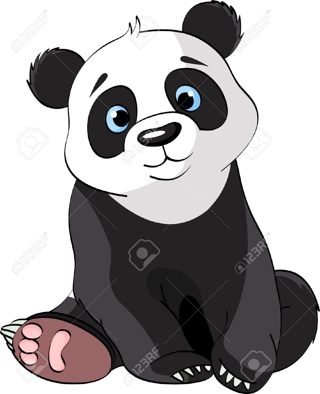 1054x1300 Top 81 Giant Panda Clipart