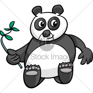 325x325 Cartoon Panda Bear Giving Thumbs Up. Gl Stock Images