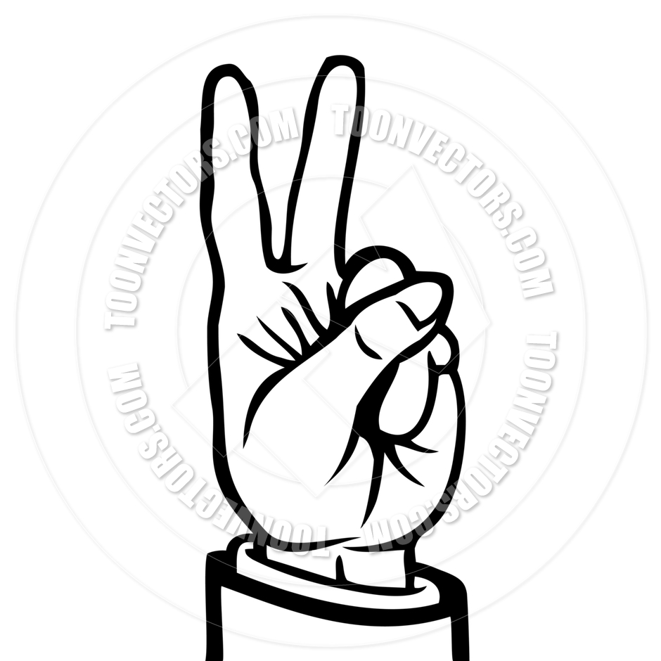 940x940 Black And White Peace Sign By Colin Cramm Illustration Amp Animation