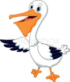 274x320 Pelican Clip Art Stock Vector Colourbox