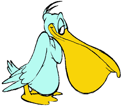 400x348 Pelican Clipart Face