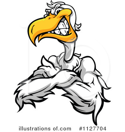 400x420 Pelican Clipart Mascot