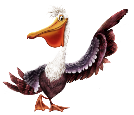 557x478 Pelican Clipart Transparent