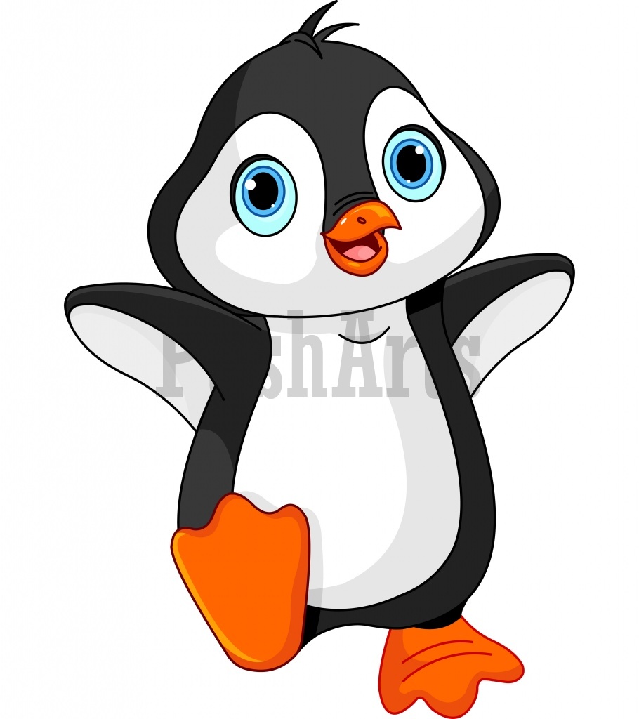 910x1024 Penguin Clipart Baby Penguin
