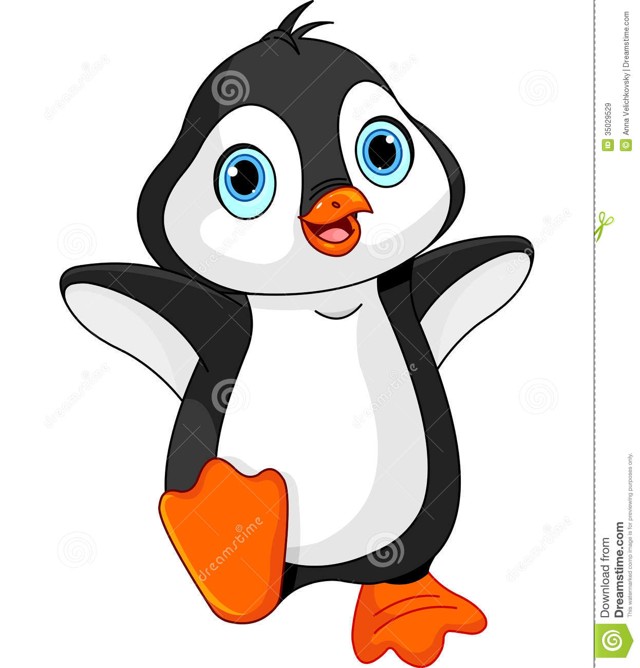 1246x1300 Cartoon Penguins Royalty Free Stock Images Cartoon Baby Penguin