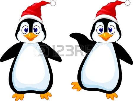450x342 Winter Cartoon Penguin Stickers. Royalty Free Cliparts, Vectors