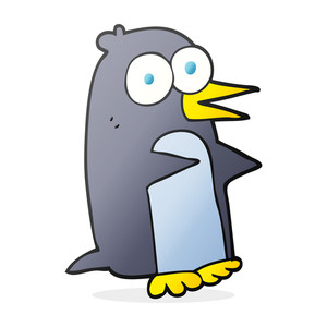 300x300 Cute Cartoon Penguin Royalty Free Stock Image