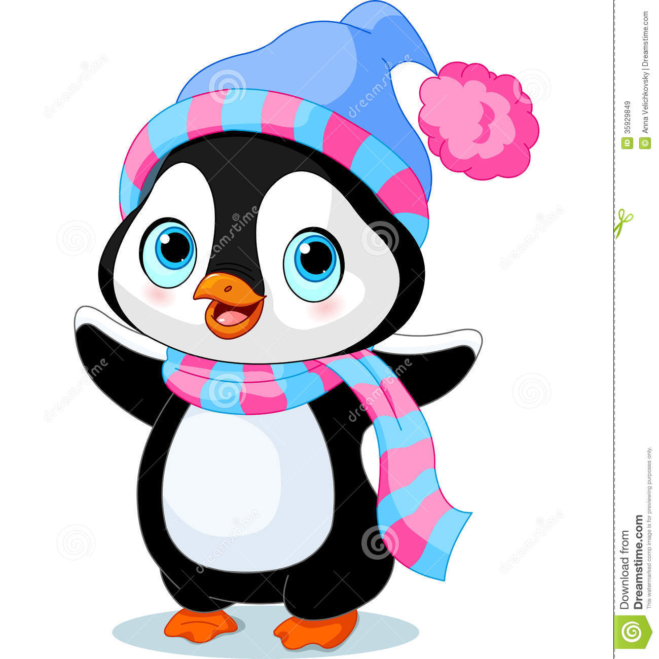 1300x1300 Girl Penguins Clipart