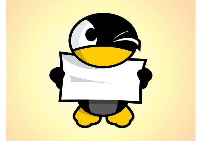 700x490 Cartoon Penguin Character