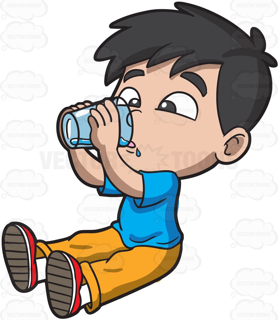 890x1024 People Clipart Drinking Water