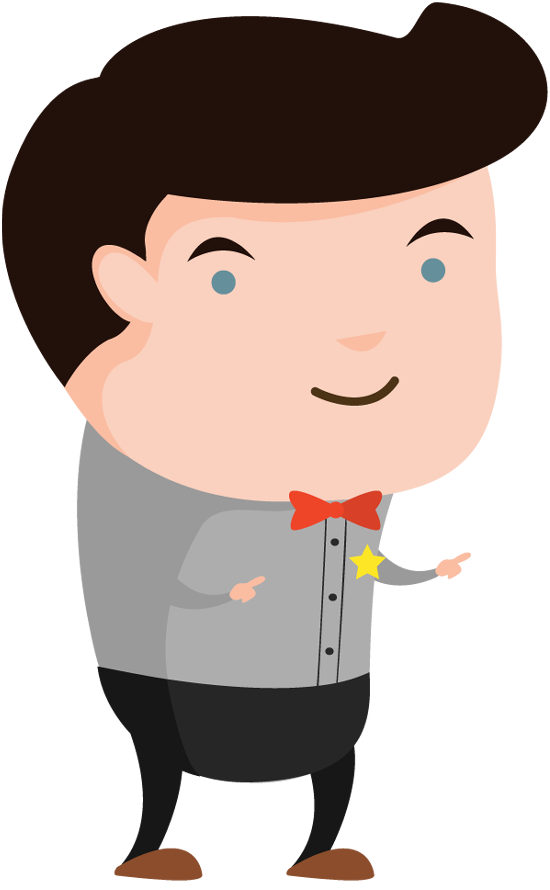 550x890 Cartoon Man Pointing 1designshop