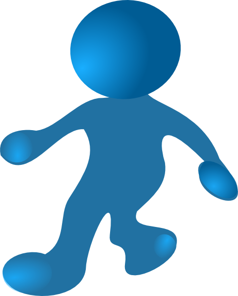 480x596 Walking Cartoon Man Clip Art
