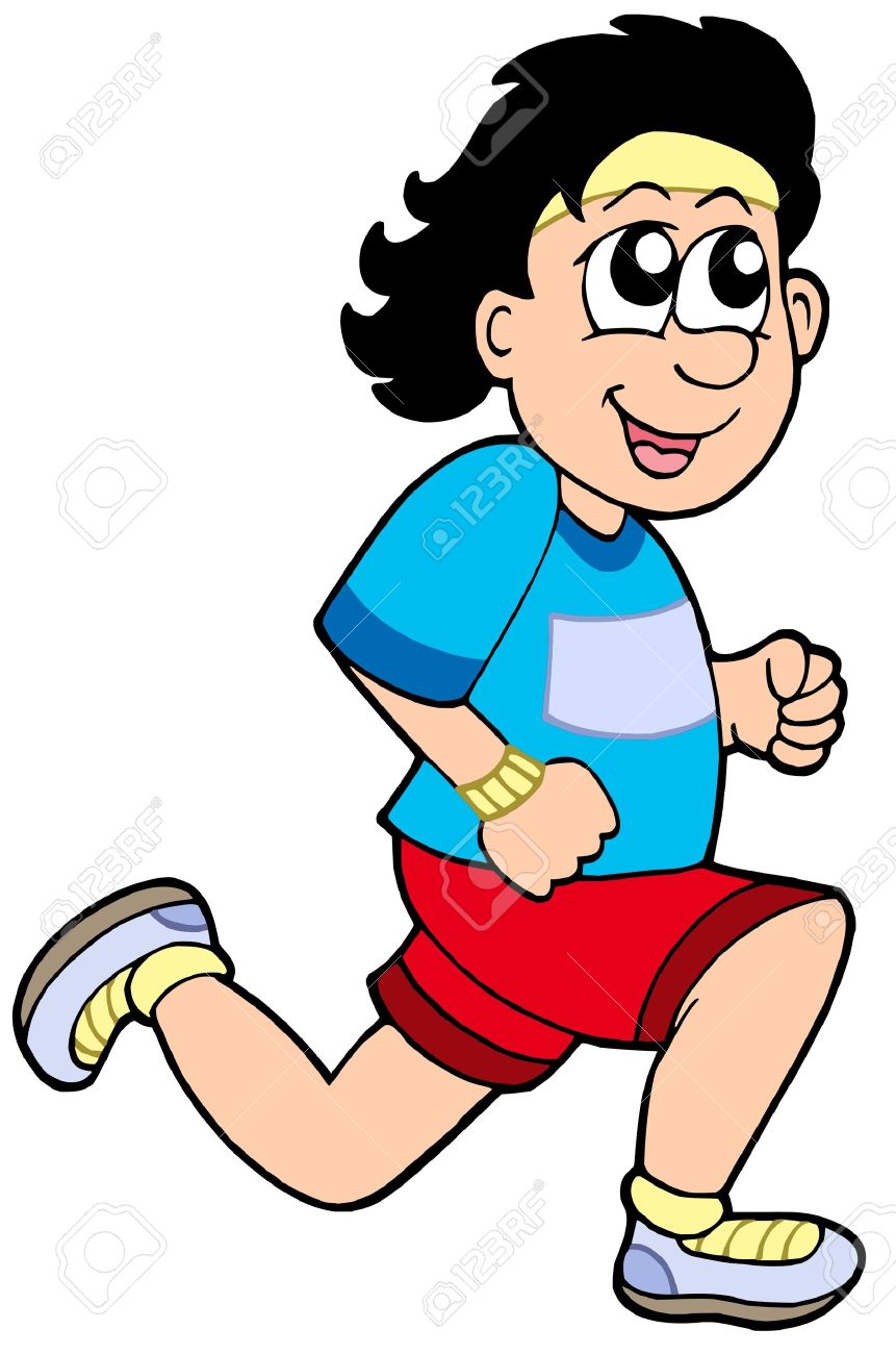 Cartoon Person Running Clipart | Free download on ClipArtMag