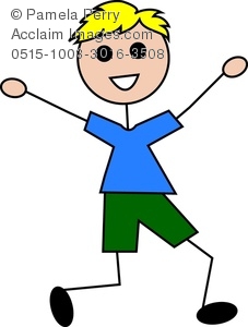 227x300 Art Illustration Of A Cartoon Little Boy Running