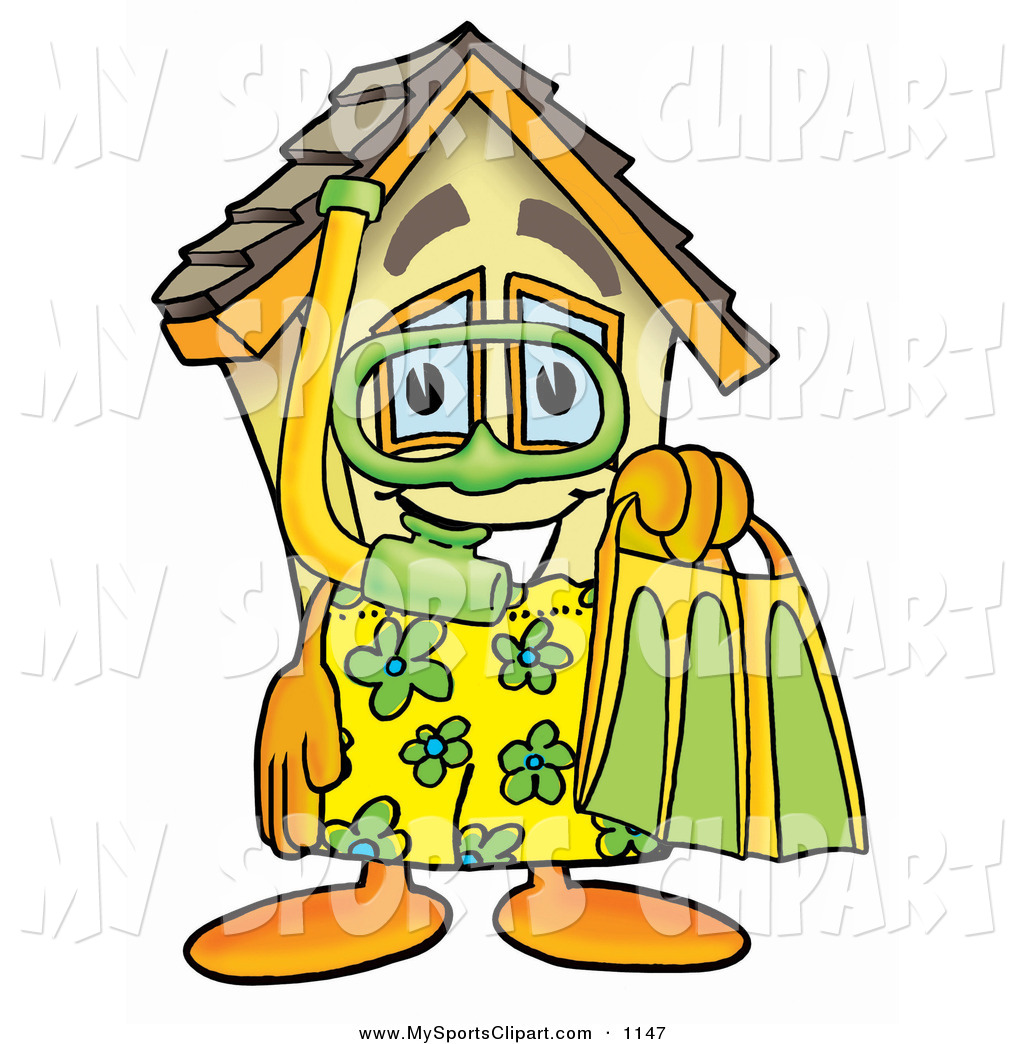 1024x1044 Sports Clip Art Of A House Mascot Cartoon Character In Green