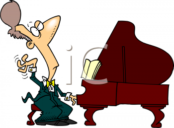350x258 Cello With Piano Cartoon Clipart