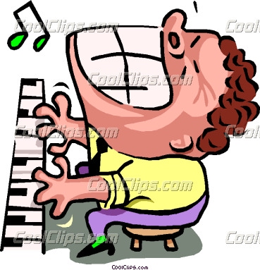 369x383 Piano Cartoon Clipart