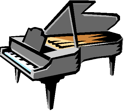 407x365 Piano Clip Art