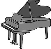 170x166 Upright Piano Cartoon Clipart Panda
